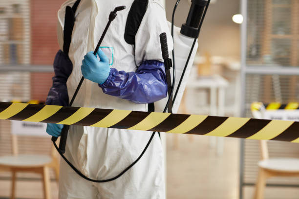 Professional Crime Scene Cleanup technician working in Newfields, NH